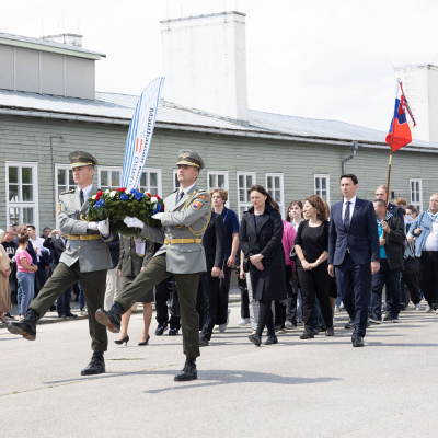 Liberation and Commemoration Ceremony 2025 Wreath-laying &copy; MKÖ/Alissar Najjar