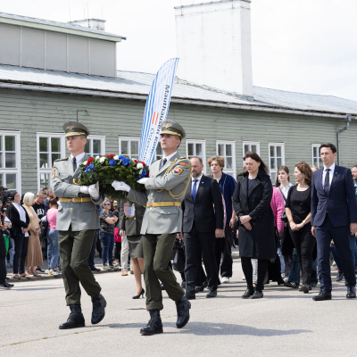 Liberation and Commemoration Ceremony 2025 Wreath-laying &copy; MKÖ/Alissar Najjar