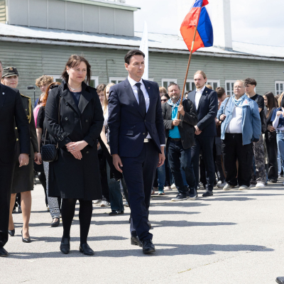 Liberation and Commemoration Ceremony 2025 Wreath-laying &copy; MKÖ/Alissar Najjar