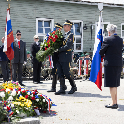 Liberation and Commemoration Ceremony 2025 Wreath-laying &copy; MKÖ/Alissar Najjar