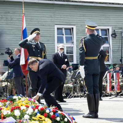 Liberation and Commemoration Ceremony 2025 Wreath-laying &copy; MKÖ/Alissar Najjar