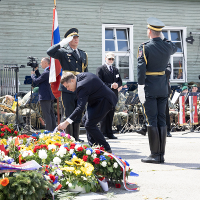 Liberation and Commemoration Ceremony 2025 Wreath-laying &copy; MKÖ/Alissar Najjar