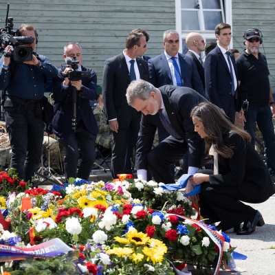 Liberation and Commemoration Ceremony 2025 Wreath-laying &copy; MKÖ/Alissar Najjar