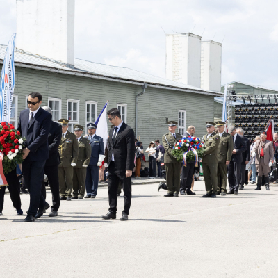Liberation and Commemoration Ceremony 2025 Wreath-laying &copy; MKÖ/Alissar Najjar