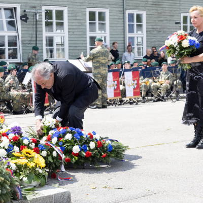 Liberation and Commemoration Ceremony 2025 Wreath-laying &copy; MKÖ/Alissar Najjar