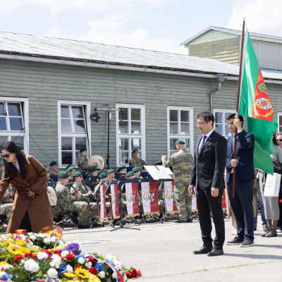 Liberation and Commemoration Ceremony 2025 Wreath-laying &copy; MKÖ/Alissar Najjar