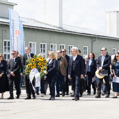 Liberation and Commemoration Ceremony 2025 Wreath-laying &copy; MKÖ/Alissar Najjar