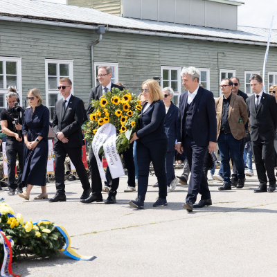 Liberation and Commemoration Ceremony 2025 Wreath-laying &copy; MKÖ/Alissar Najjar
