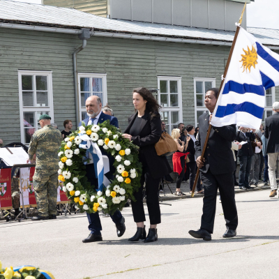 Liberation and Commemoration Ceremony 2025 Wreath-laying &copy; MKÖ/Alissar Najjar