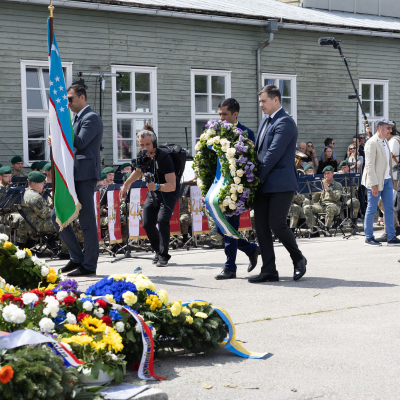 Liberation and Commemoration Ceremony 2025 Wreath-laying &copy; MKÖ/Alissar Najjar