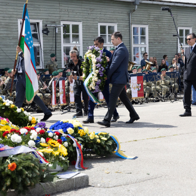 Liberation and Commemoration Ceremony 2025 Wreath-laying &copy; MKÖ/Alissar Najjar