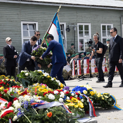 Liberation and Commemoration Ceremony 2025 Wreath-laying &copy; MKÖ/Alissar Najjar