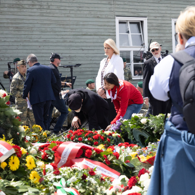 Liberation and Commemoration Ceremony 2025 Wreath-laying &copy; MKÖ/Alissar Najjar