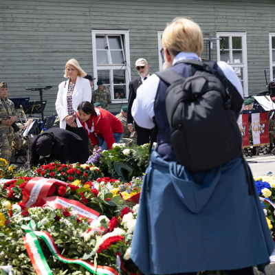 Liberation and Commemoration Ceremony 2025 Wreath-laying &copy; MKÖ/Alissar Najjar