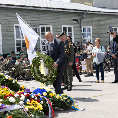 Liberation and Commemoration Ceremony 2025 Wreath-laying &copy; MKÖ/Alissar Najjar
