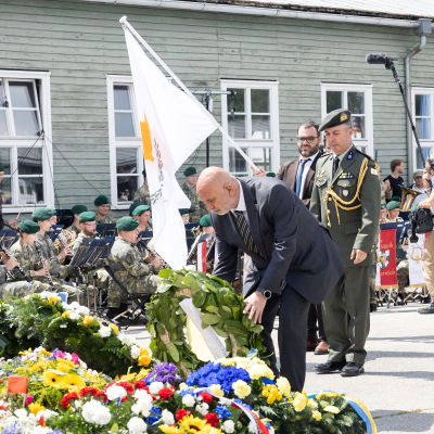 Liberation and Commemoration Ceremony 2025 Wreath-laying &copy; MKÖ/Alissar Najjar