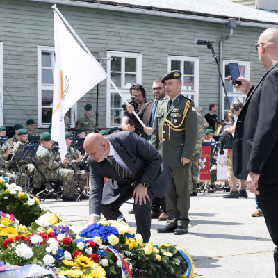 Liberation and Commemoration Ceremony 2025 Wreath-laying &copy; MKÖ/Alissar Najjar