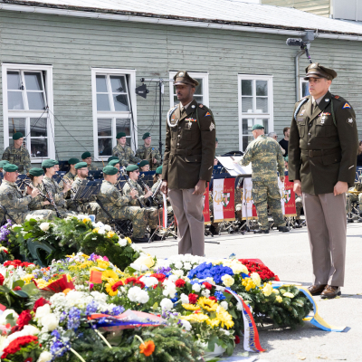 Liberation and Commemoration Ceremony 2025 Wreath-laying &copy; MKÖ/Alissar Najjar