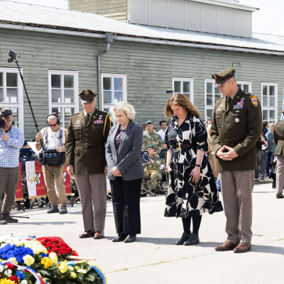 Liberation and Commemoration Ceremony 2025 Wreath-laying &copy; MKÖ/Alissar Najjar