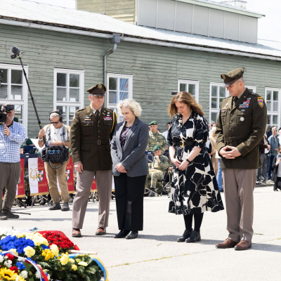 Liberation and Commemoration Ceremony 2025 Wreath-laying &copy; MKÖ/Alissar Najjar