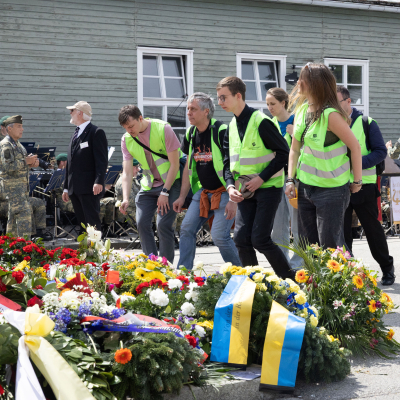 Liberation and Commemoration Ceremony 2025 Wreath-laying &copy; MKÖ/Alissar Najjar