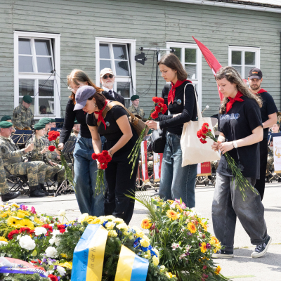 Liberation and Commemoration Ceremony 2025 Wreath-laying &copy; MKÖ/Alissar Najjar