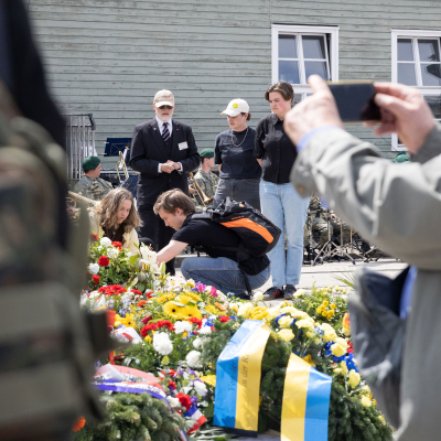 Liberation and Commemoration Ceremony 2025 Wreath-laying &copy; MKÖ/Alissar Najjar