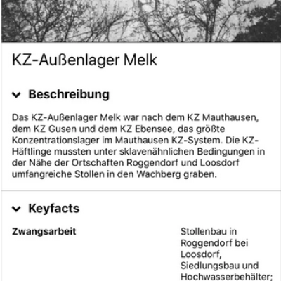 Mauthausen Außenlager App Melk Außenlager Beschreibung Mauthausen Außenlager App Melk Außenlager Beschreibung