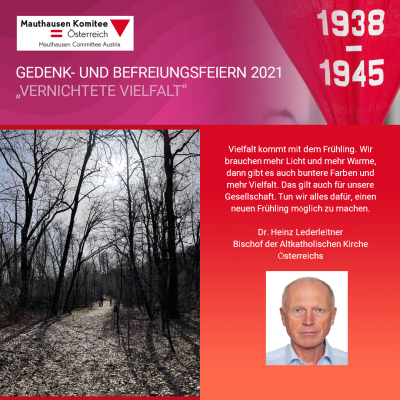 Virtuelle Gedenkwochen Statement Dr. Heinz Lederleitner, Bischof der Altkatholischen Kirche Österreichs