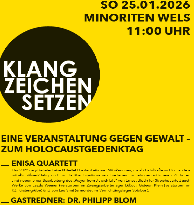 KLANG ZEICHEN SETZEN CC ANTIFA Wels Werner Retzl