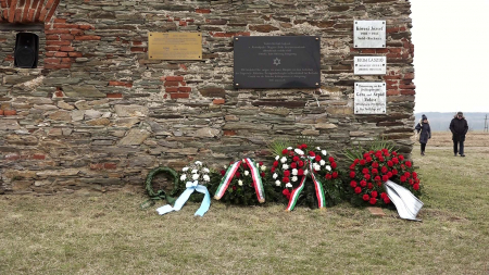 Commemoration ceremony Kreuzstadl Rechnitz Burgenland